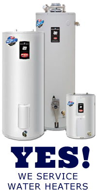 yes! we service water heaters